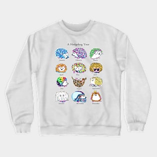 A Hedgehog Year  Art Crewneck Sweatshirt